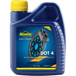 PUTOLINE BRAKEFLUID DOT 4 500 ML.