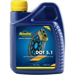 PUTOLINE BRAKEFLUID DOT 5.1 500 ML.