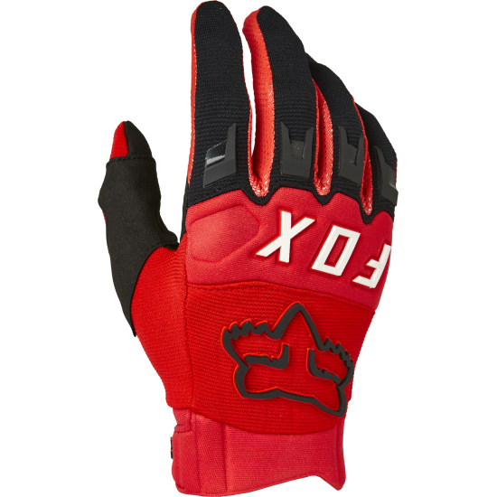 FOX DIRTPAW GLOVE [FLO RED]