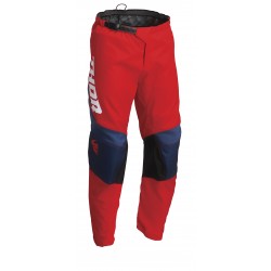 THOR YOUTH SECTOR CHEV PANTS RED/NAVY