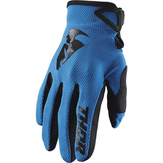 THOR YOUTH SECTOR GLOVES BLUE