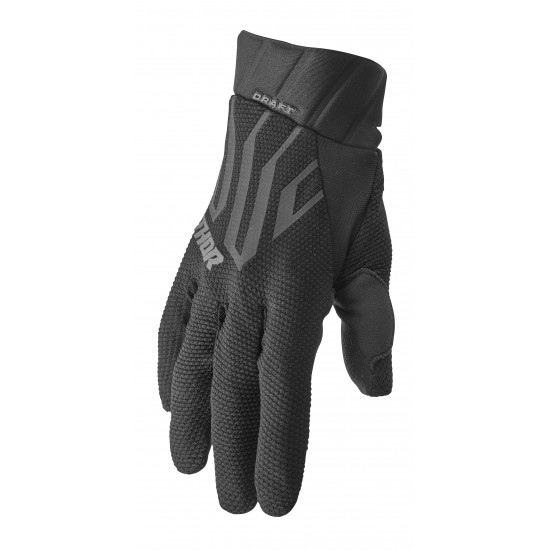 THOR DRAFT GLOVES BLACK/CHARCOALARCOAL