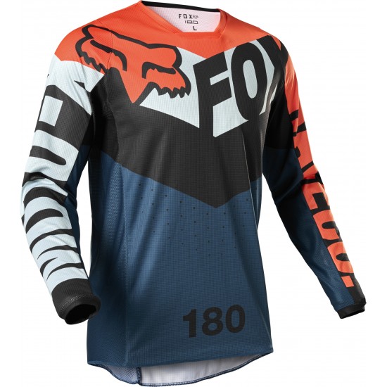 FOX 180 TRICE JERSEY [GRY/ORG]