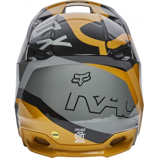 FOX V1 SKEW HELMET, ECE [BLK/GLD]