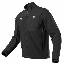 FOX LEGION SOFTSHELL JACKET -BLACK [BLK/SLV]