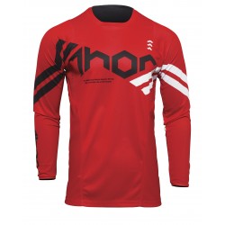 THOR PULSE CUBE JERSEY RED/WHITE