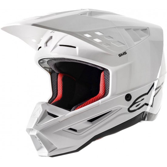 ALPINESTARS S-M5 SOLID HELMET ECE WHITE GLOSSY