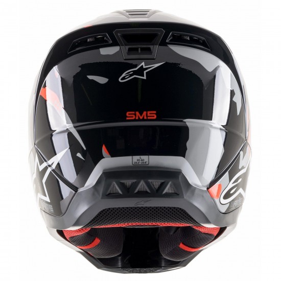 ALPINESTARS S-M5 ROVER HELMET ECE ANTHRACITE RED FLUO GRAY CAMO