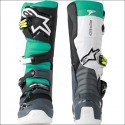 ALPINESTARS BOOTS TECH 7 DARK GRAY TEAL WHITE