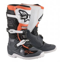 ALPINESTARS BOOTS TECH 7 S BLACK GRAY WHITE ORANGE FLUO