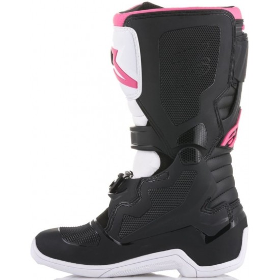 ALPINESTARS BOOTS TECH 3 STELLA BLACK WHITE PINK