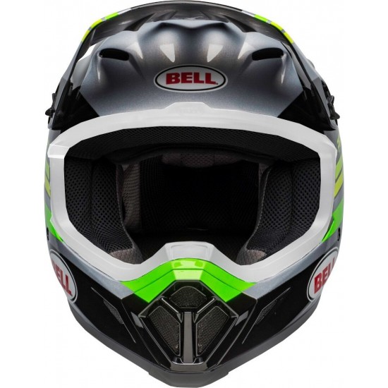 BELL HELMET MX-9 MIPS PRO CIRCUIT 2020 BLACK/GREEN