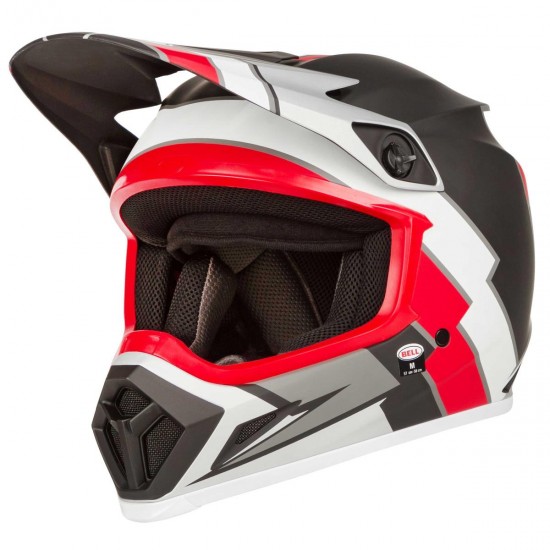 BELL HELMET MX-9 MIPS TWITCH BLACK/RED