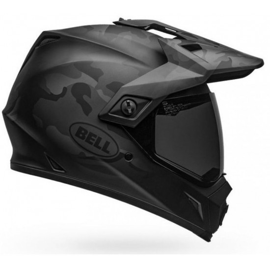 BELL MX-9 ADVENTURE MIPS  STEALTH HELMET MATTE BLACK CAM