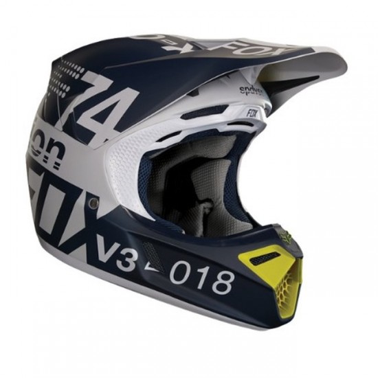 FOX V3 DRAFTR HELMET [LT GRY]