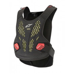 ALPINESTARS SEQUENCE CHEST PROTECTOR ANTHRACITE RED