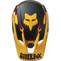 FOX V3 RS SUPR TRIK HELMET, ECE [BLK/YLW]