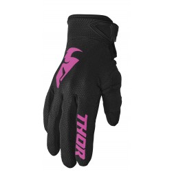 THOR GLOVES WOMEN SECTOR BK/PK 