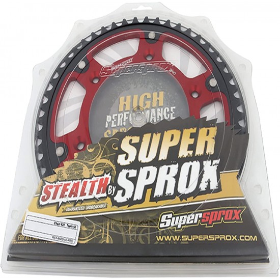 GASGAS SUPERSPROX STEALTH REAR SPROCKET RED/BLACK