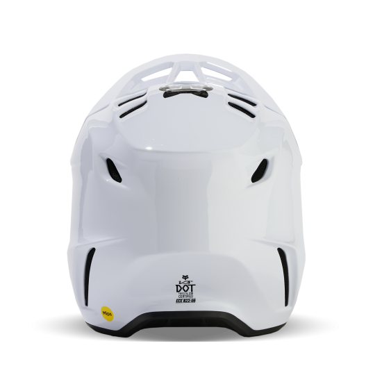 FOX V3 RS CARBON SOLID HELMET [WHT]