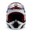 FOX V1 FLORA HELMET [WHT/BLK]