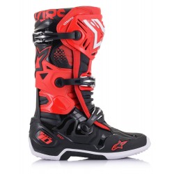 ALPINESTARS BOOTS TECH 10 RED BLACK