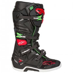 ALPINESTARS BOOTS TECH 7 BLACK RED GREEN