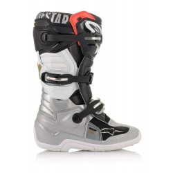 ALPINESTARS BOOTS TECH 7 S BLACK SILVER WHITE GOLD