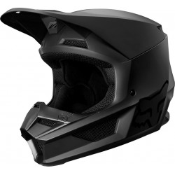 FOX YTH V1 MATTE BLACK HELMET, ECE [MT BLK]