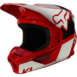 FOX YTH V1 REVN HELMET, ECE [FLM RD]