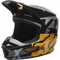 FOX V1 SKEW HELMET, ECE [BLK/GLD]