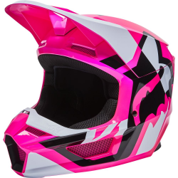 FOX YTH V1 LUX HELMET, ECE [PNK]