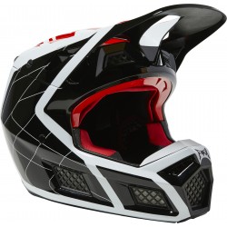 FOX V3 RS CELZ HELMET, ECE [RD/BLK/WHT]