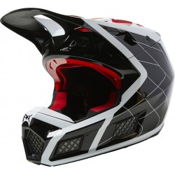 FOX V3 RS CELZ HELMET, ECE [RD/BLK/WHT]