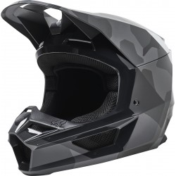 Fox YTH V1 BNKR HELMET, ECE [BLK CAM]