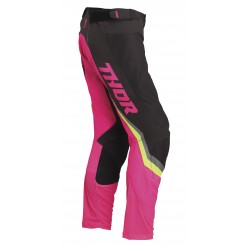 THOR WOMENS PULS REV PANTS CHARCOAL/FLO PINK