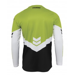 THOR YOUTH SECTOR CHEV JERSEY BLACK/GREEN