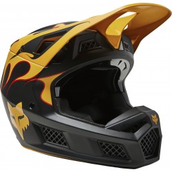 FOX V3 RS SUPR TRIK HELMET, ECE [BLK/YLW]