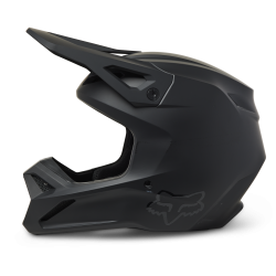 FOX YTH V1 MATTE BLACK HELMET DOT/ECE [MT BLK]