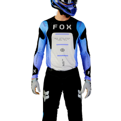 FOX FLEXAIR MAGNETIC JERSEY [BLK/PUR]