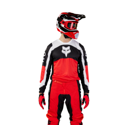 FOX 180 NITRO JERSEY - EXTD SIZES [FLO RED]