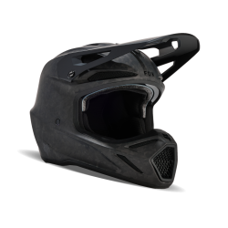 FOX V3 RS CARBON SOLID HELMET [MT BLK]