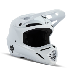 FOX V3 SOLID HELMET [MT WHT]