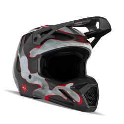 FOX V1 ATLAS HELMET [GRY/RD]