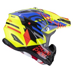 SCORPION HELMET VX-22 AIR NEOX NEON YELLOW-BLUE-RED