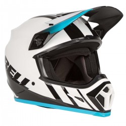 BELL HELMET MX-9 MIPS DASH WHITE/BLUE